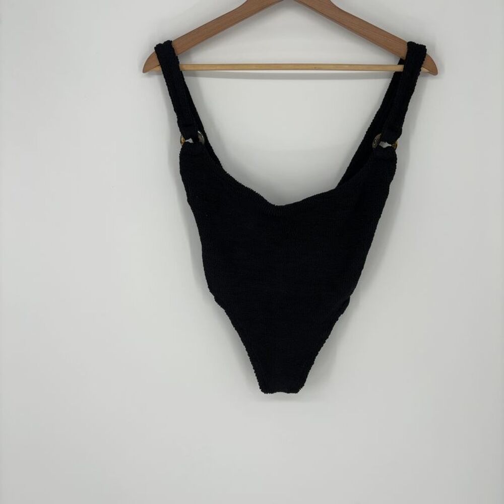 Hunza G Domino One Piece Swimsuit in Black